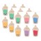Krafty Pop! Boba Cups 6" Designer Cut-Outs, 36 Per Pack, 3 Packs